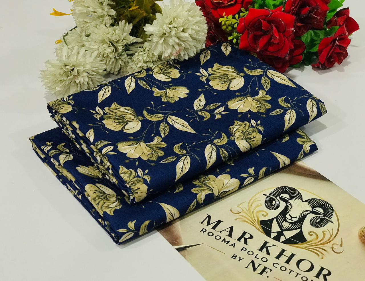 Premium Floral Prints Unstitched Cotton 2Pc