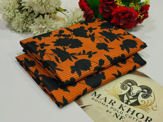 Premium Floral Prints Unstitched Cotton 2Pc
