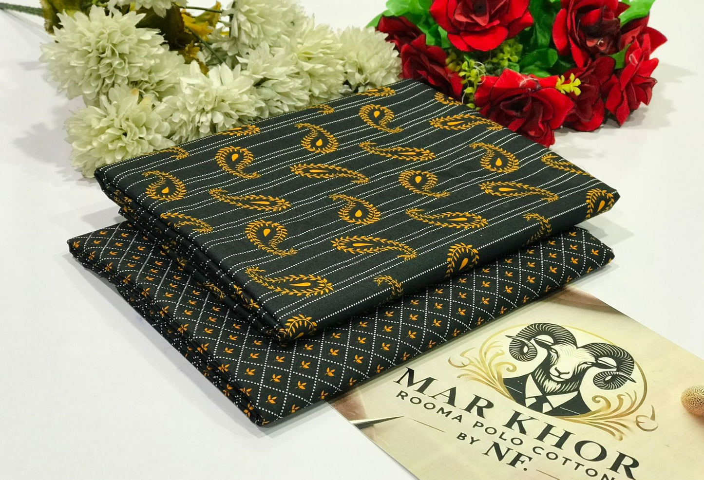 Premium Floral Prints Unstitched Polo Cotton 2Pc