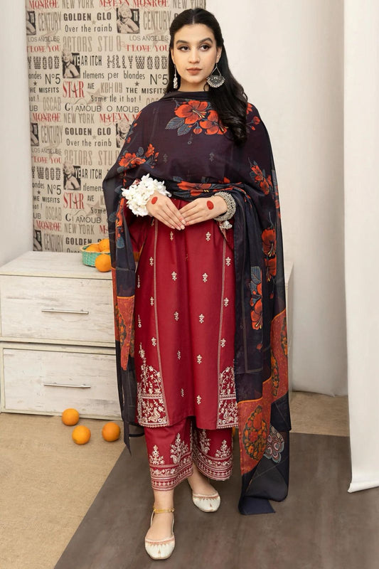 URGU Embroidered 3Piece