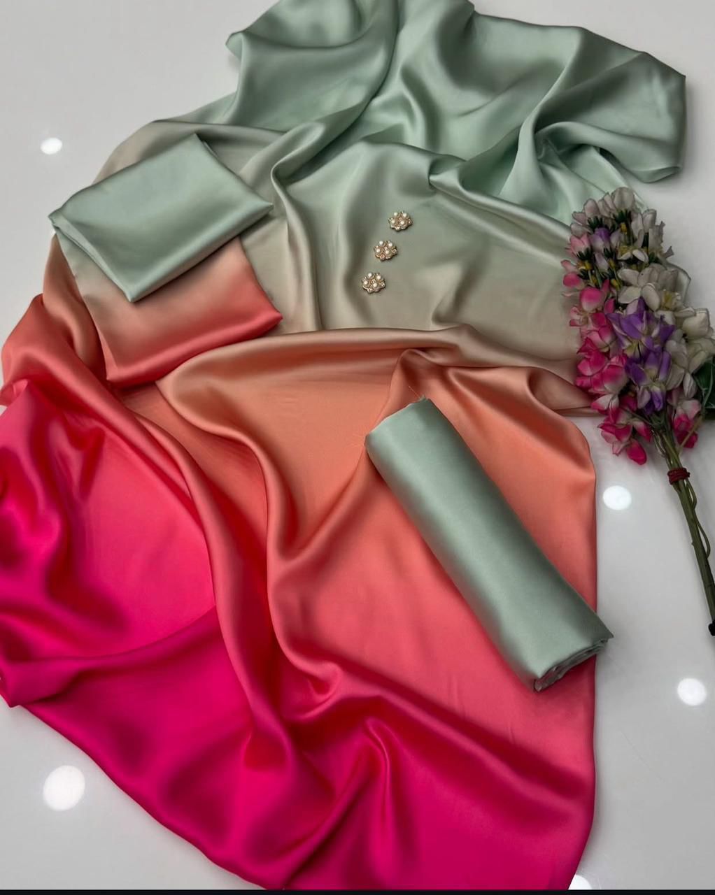 Zainab Chottani Embroidered Silk 3Piece