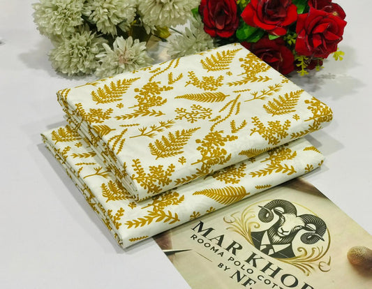 Premium Floral Prints Unstitched Cotton 2Pc