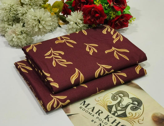 Premium Floral Prints Unstitched Cotton 2Pc