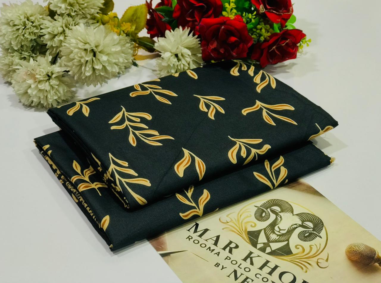 Premium Floral Prints Unstitched Cotton 2Pc