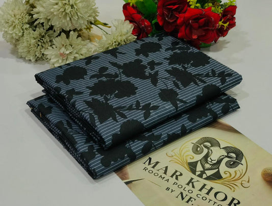 Premium Floral Prints Unstitched Cotton 2Pc