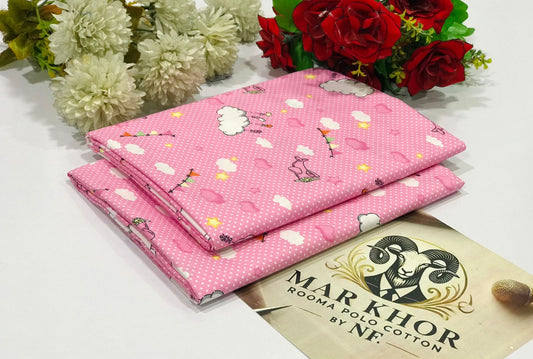 Premium Floral Prints Unstitched Cotton 2Pc