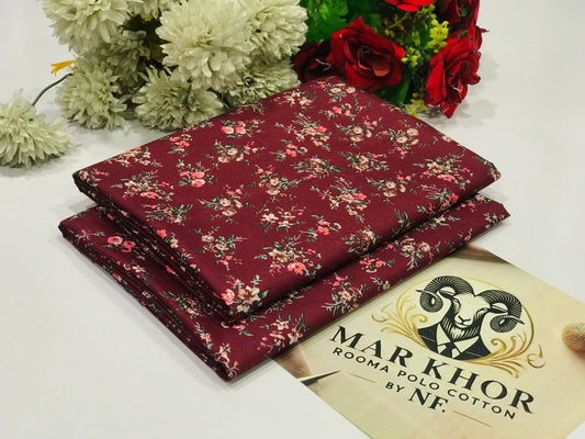 Premium Floral Prints Unstitched Cotton 2Pc