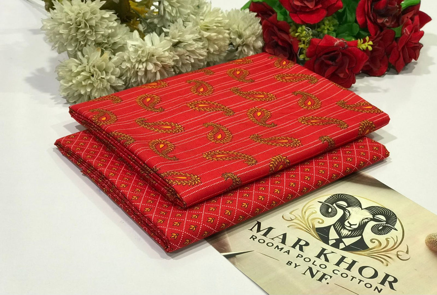Premium Floral Prints Unstitched Cotton 2Pc