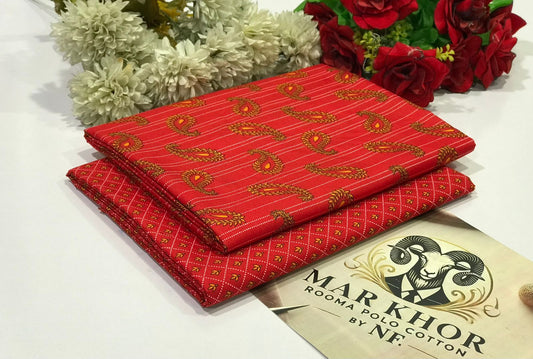 Premium Floral Prints Unstitched Cotton 2Pc