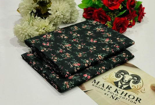Premium Floral Prints Unstitched Cotton 2Pc
