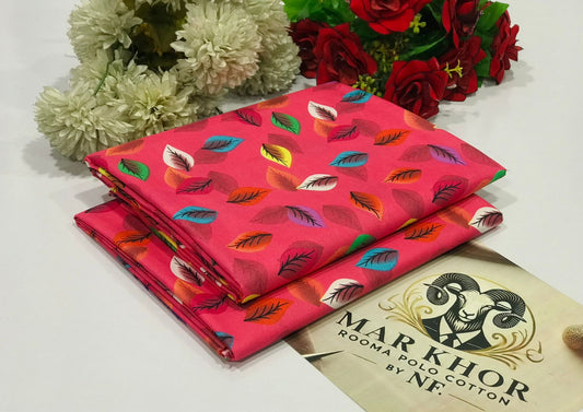 Premium Floral Prints Unstitched Cotton 2Pc