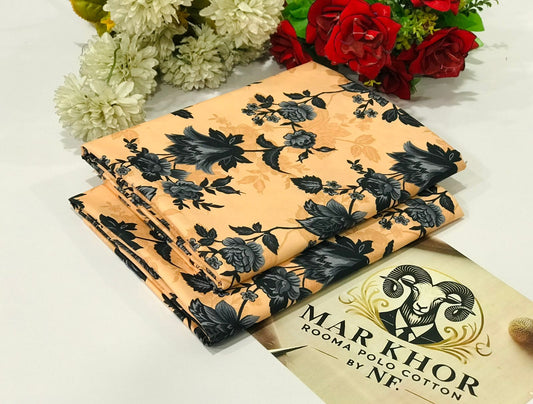 Premium Floral Prints Unstitched Cotton 2Pc
