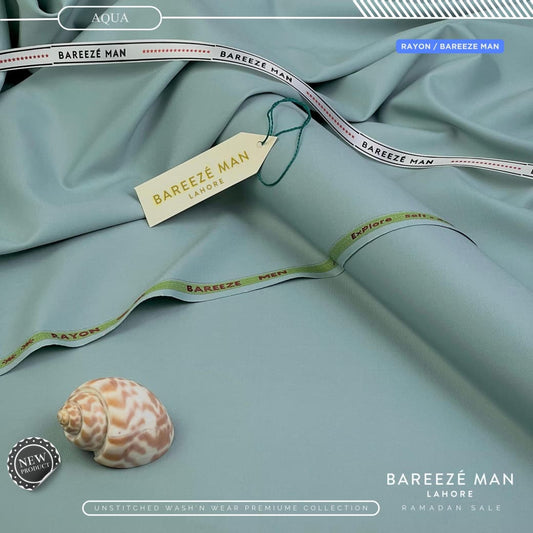 BAREEZE MAN Premium Wash & Wear Unstitched Suit - 03