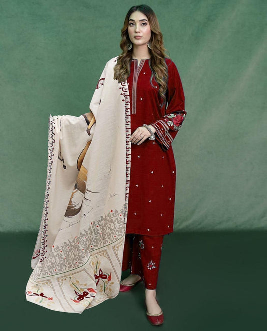 URGU Embroidered 3Piece